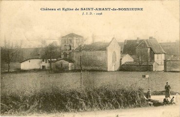 Logis et église de St-Amant-de-Bonnieure